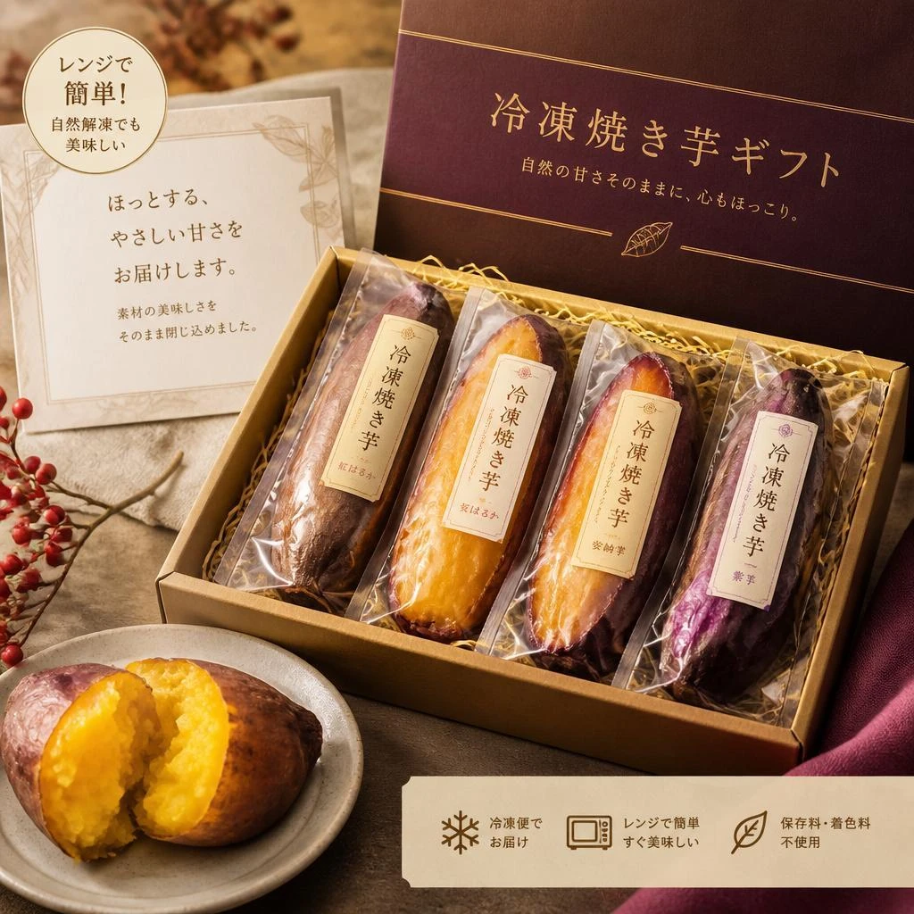 冷凍焼き芋ギフトで喜ばれる贈り物を