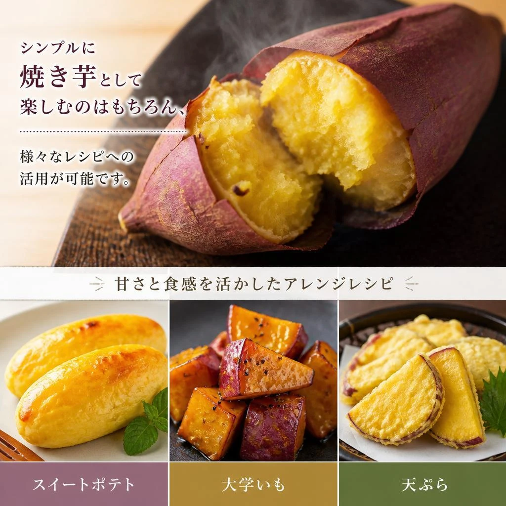 焼き芋の楽しみ方