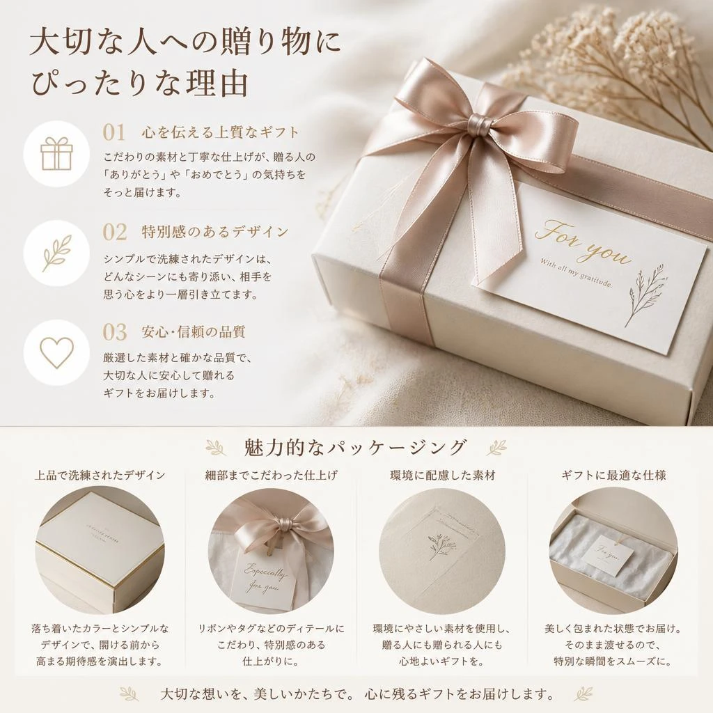 ギフトに最適な理由