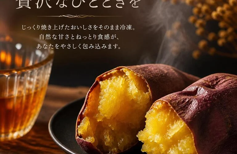 冷凍焼き芋で贅沢なひとときを