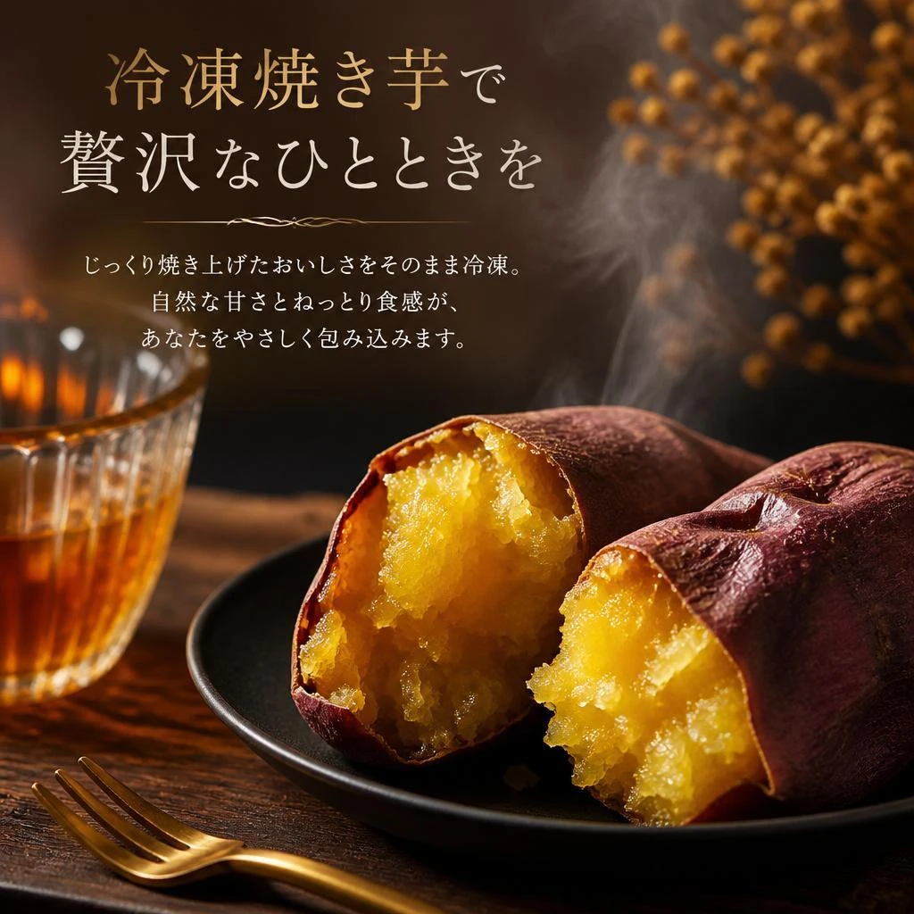 冷凍焼き芋で贅沢なひとときを