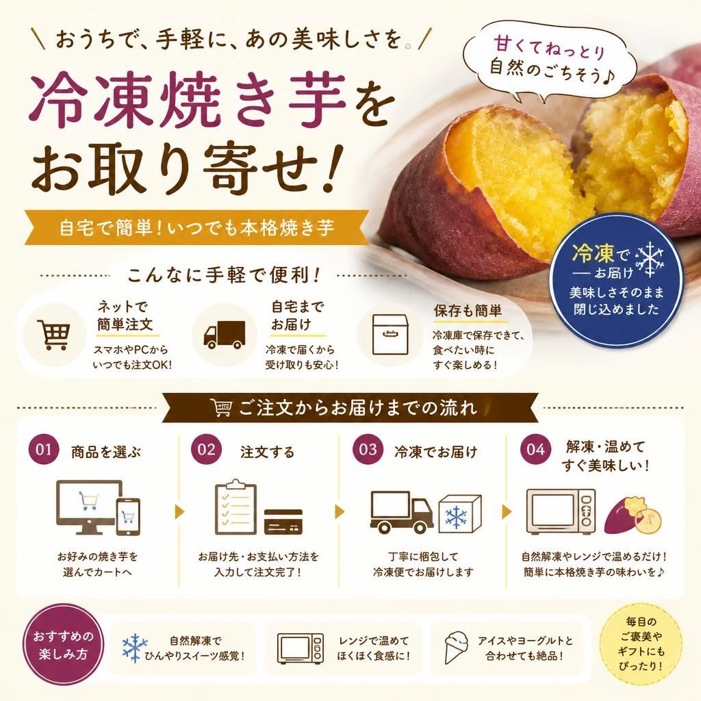 お取り寄せの手軽さ