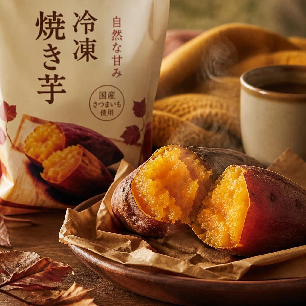 自然な甘みの冷凍焼き芋で、心温まるひとときを