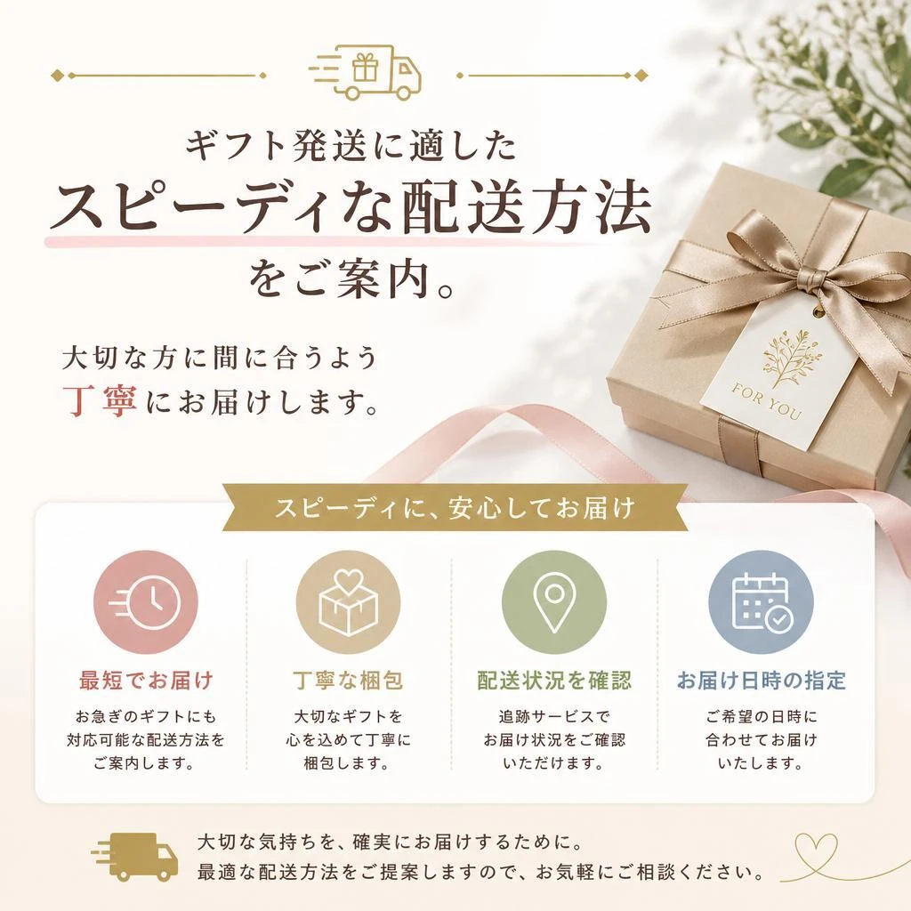 特別な日に間に合う配送方法
