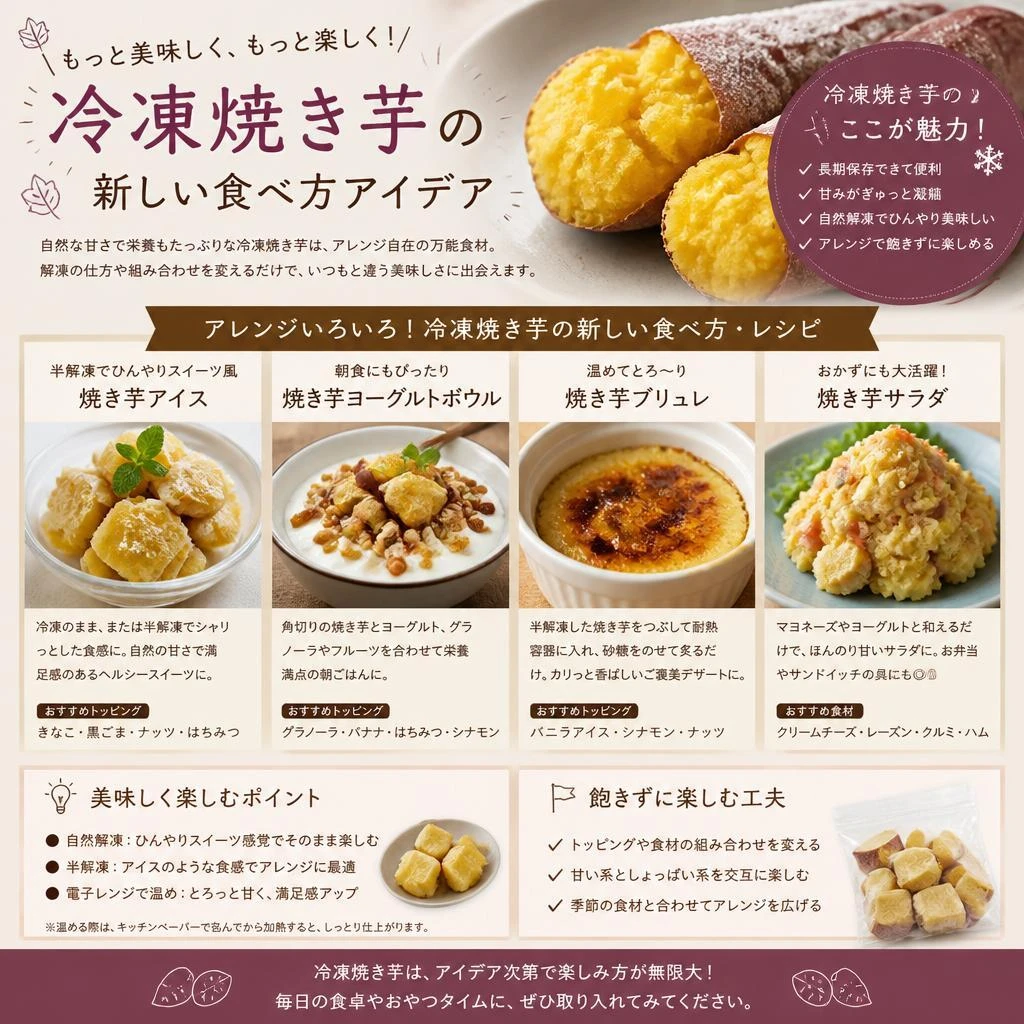 様々な食べ方を楽しもう