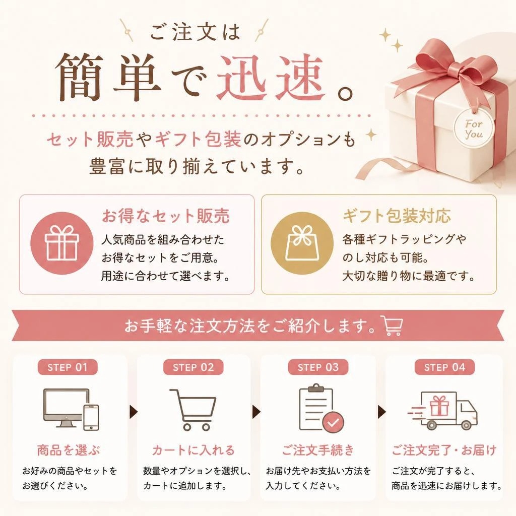 簡単！手軽に注文