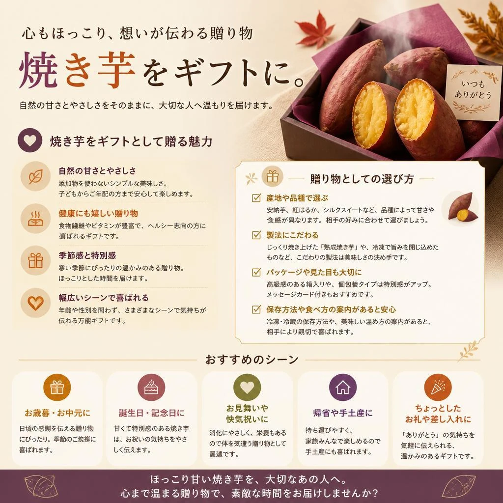 焼き芋ギフトの提案