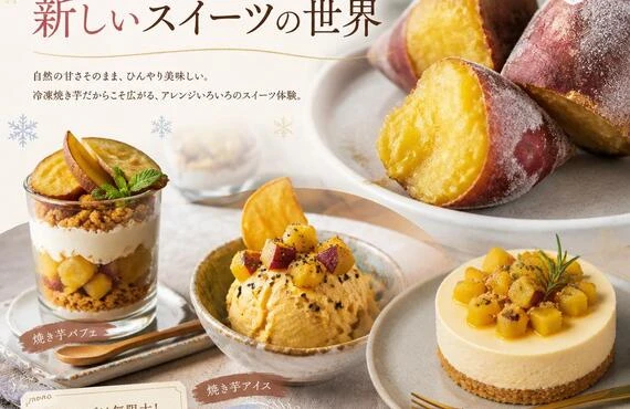 冷凍焼き芋で楽しむ、新しいスイーツの世界