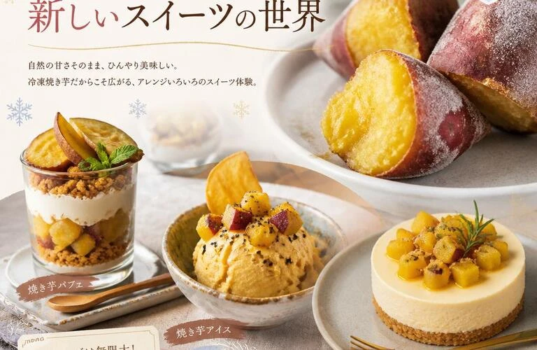 冷凍焼き芋で楽しむ、新しいスイーツの世界