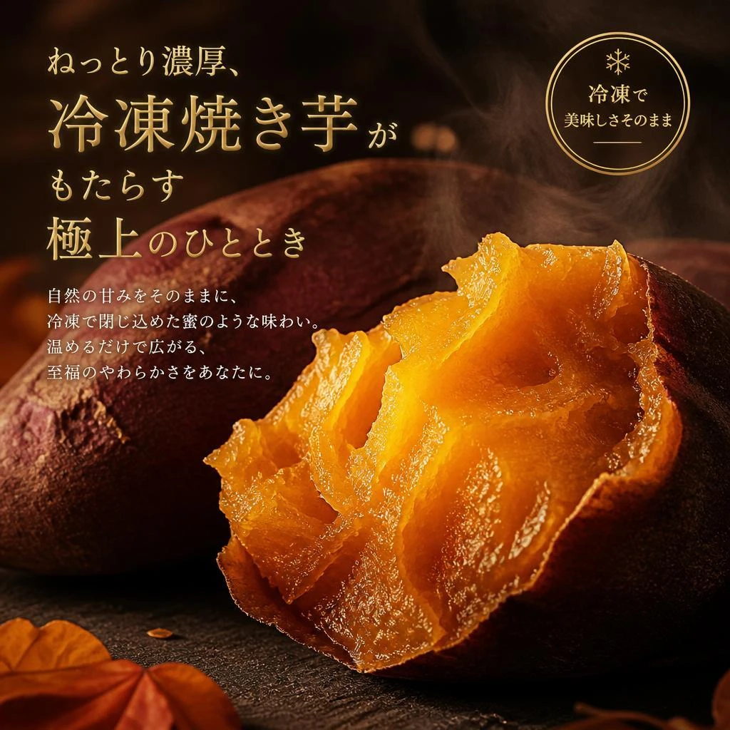 ねっとり濃厚、冷凍焼き芋がもたらす極上のひととき