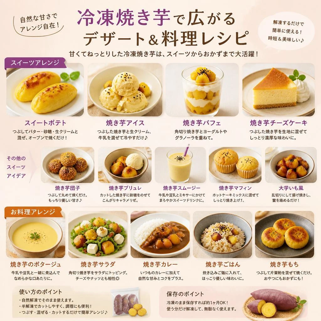 多彩なアレンジレシピ