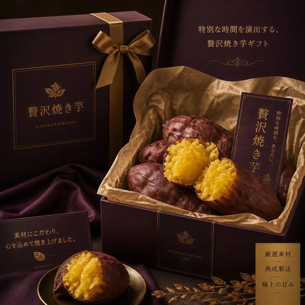 特別な時間を演出する、贅沢焼き芋ギフト