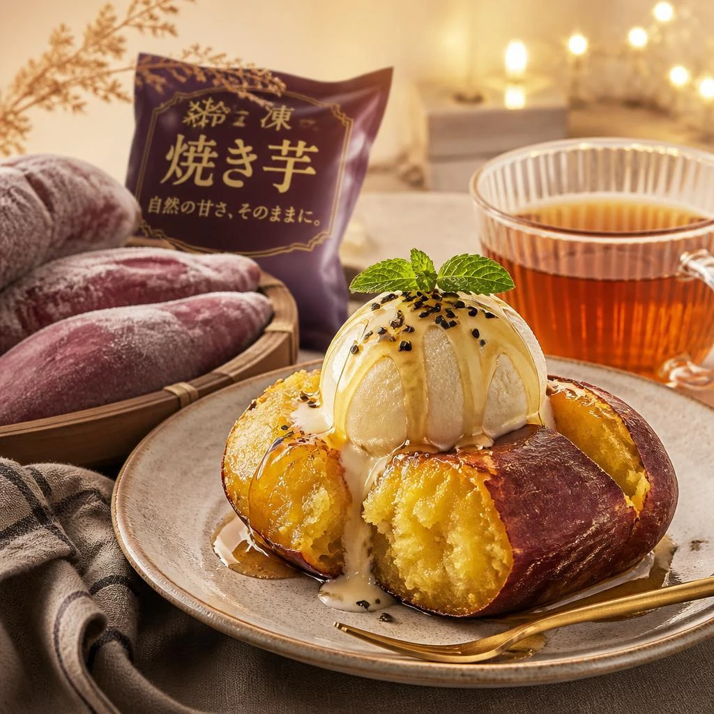 自宅で楽しむ、冷凍焼き芋の贅沢デザート体験