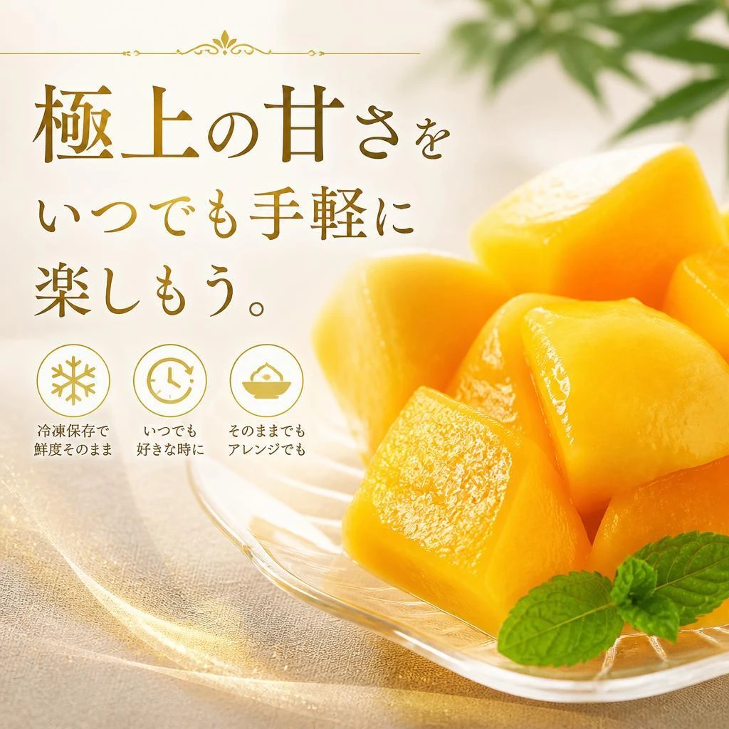 極上の甘さをいつでも手軽に楽しもう。