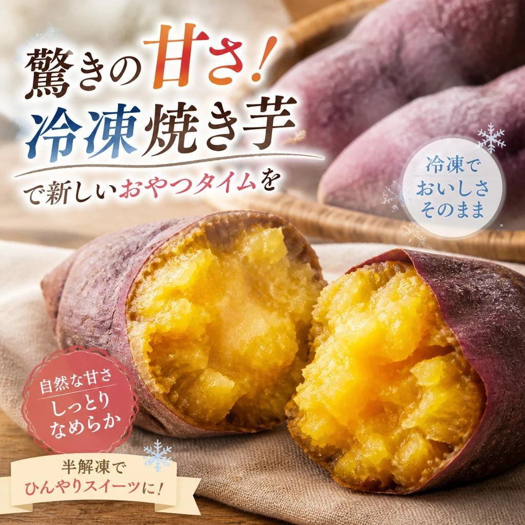驚きの甘さ！冷凍焼き芋で新しいおやつタイムを