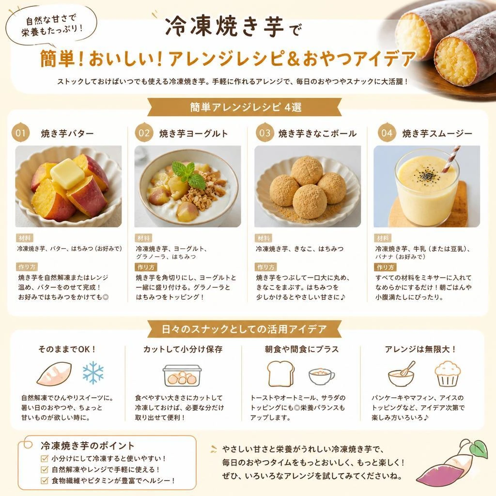 簡単おやつとしての楽しみ方